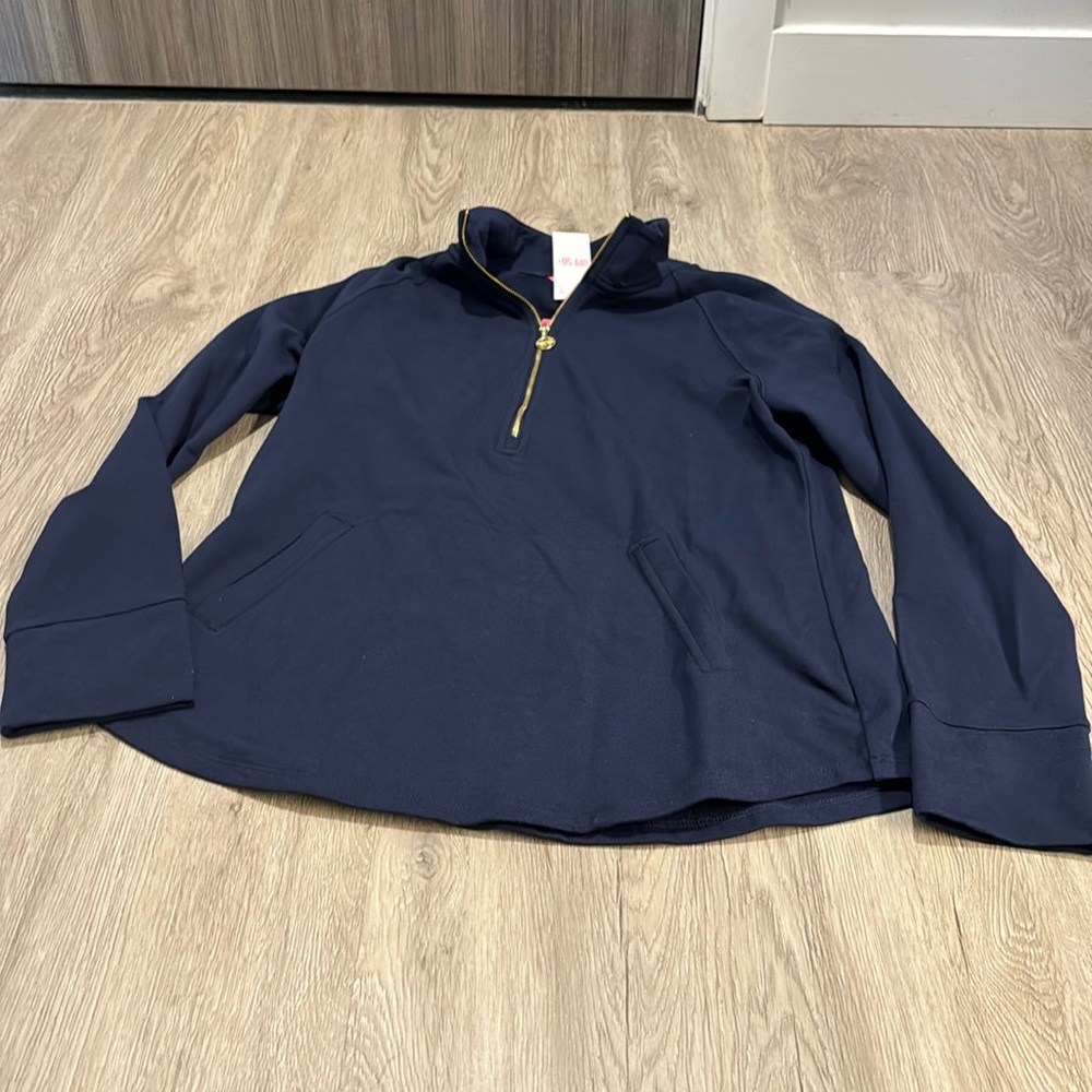 NWT Lilly Pulitzer your 50+ skipper popover in true navy